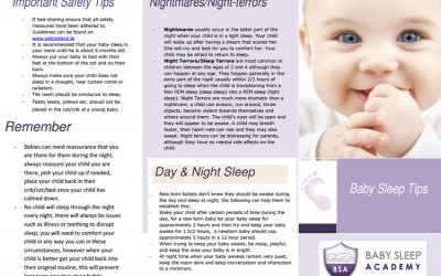 Baby Sleep Tips – New Pamphlet